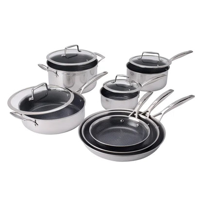 Ceramic 11-piece Cookware Set