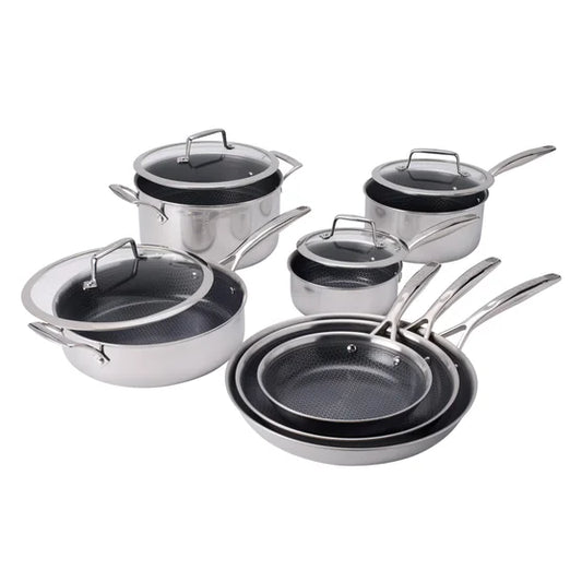 Ceramic 11-piece Cookware Set