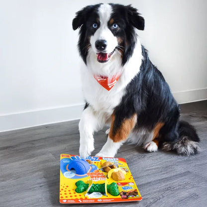 NUBZ Treat N' Chew Dog Toy Variety Pack, 3-count