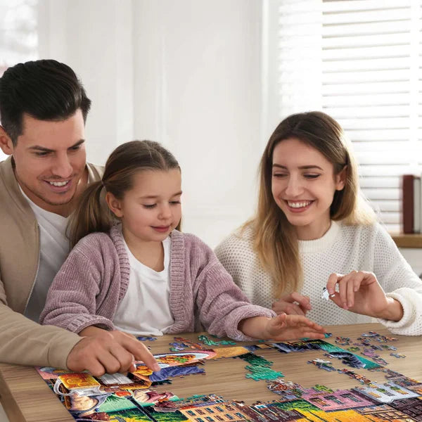 Boardwalk Assorted Jigsaw Puzzles, 3-pack