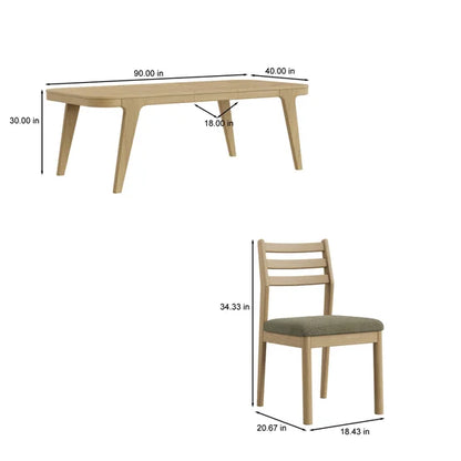 Alpine Loft Dining Table and 6 Chairs