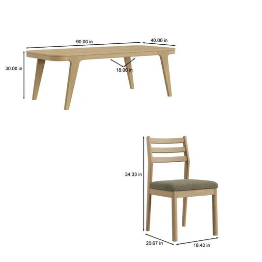 Alpine Loft Dining Table and 6 Chairs