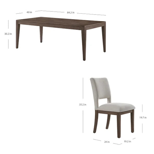 Morris Falls Dining Table and 6 Chairs