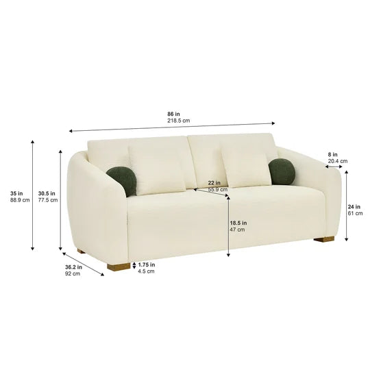 Thomasville Haver Fabric Sofa