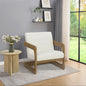 Milland Wood Base Fabric Accent Chair