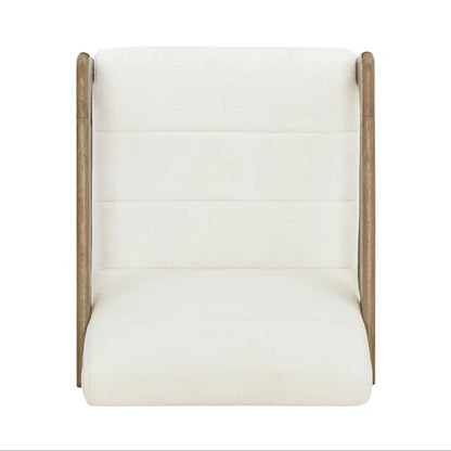 Milland Wood Base Fabric Accent Chair