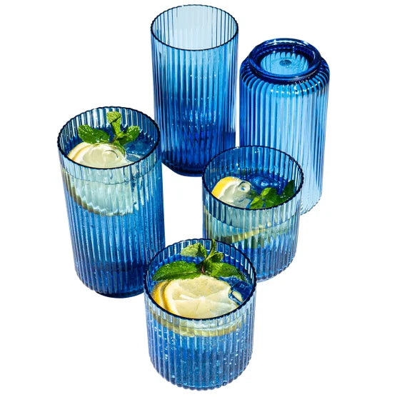12-piece Drinkware Set, Mesa Blue