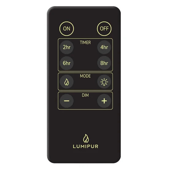 6-piece Flameless LED Candles Design Series Glass with Remote