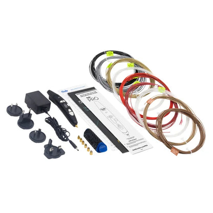 3 Doodler PRO 3D Pen Bundle With Bonus PLA Refills