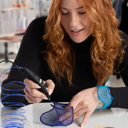 3 Doodler PRO 3D Pen Bundle With Bonus PLA Refills