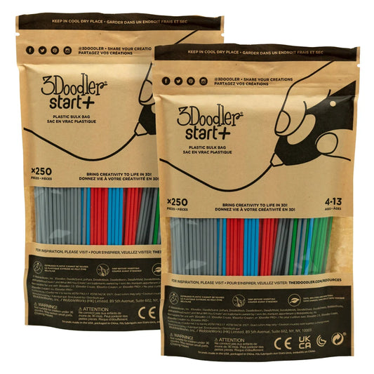 3Doodler Start+ Eco-filament Refill Bundle – 500 Strands