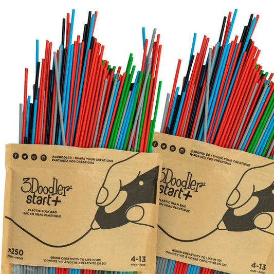 3Doodler Start+ Eco-filament Refill Bundle – 500 Strands