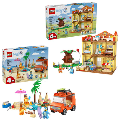 LEGO Bluey House and Car Trip Bundle