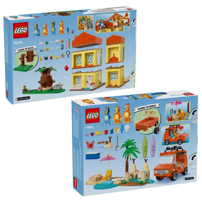 LEGO Bluey House and Car Trip Bundle