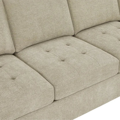 Ellsford 2-piece Fabric Sectional, Beige