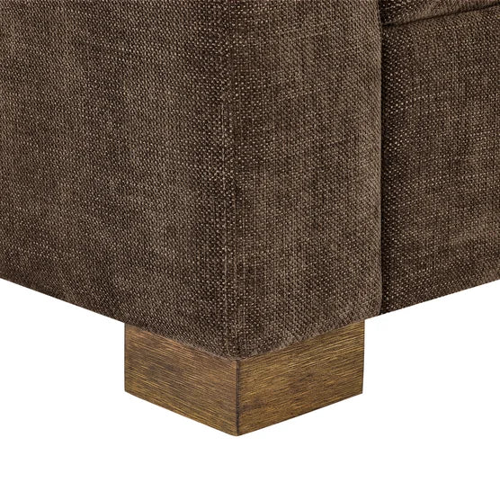 Ellsford 2-piece Fabric Sectional, Brown