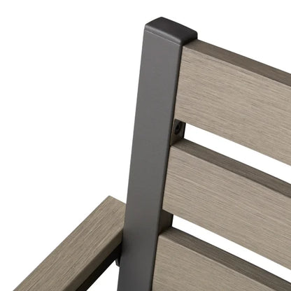 Nicolet 2-piece Outdoor Patio High Dining Swivel Chairs