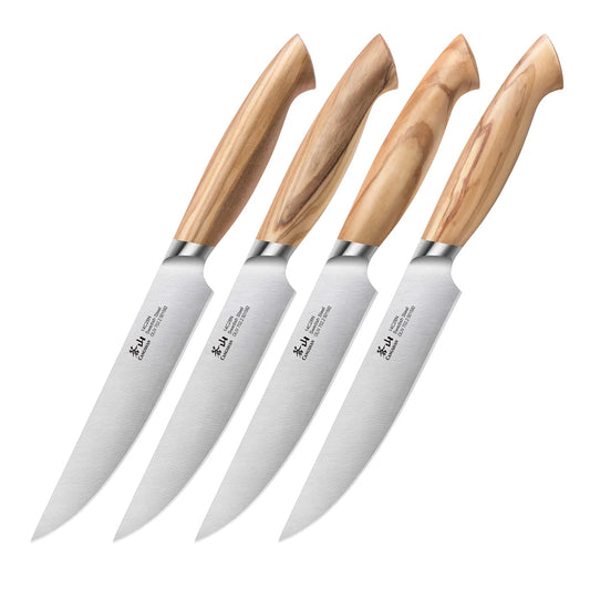 Oliv Series Swedish Steel 4-piece Steak Knife Set
