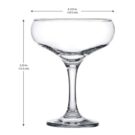 Coupe Glasses, Set of 12