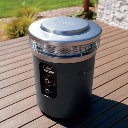 Ninja Fireside360 Outdoor Heater & Fire Pit and Top Cover Bundle