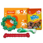 Chew Toys & NUBZ Chew Treats Holiday Gift Box, 4-count