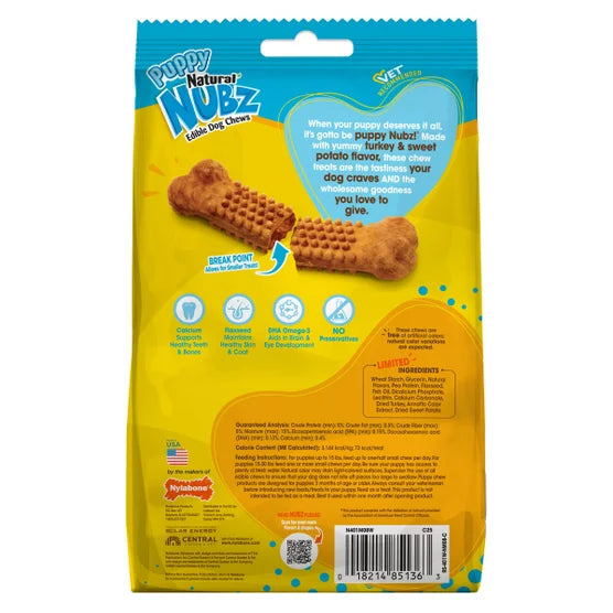 Puppy Chew Toys and Small NUBZ Gift Box, 4-count