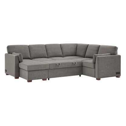 Luke Sleeper Sectional with Reversible Chaise and Storage