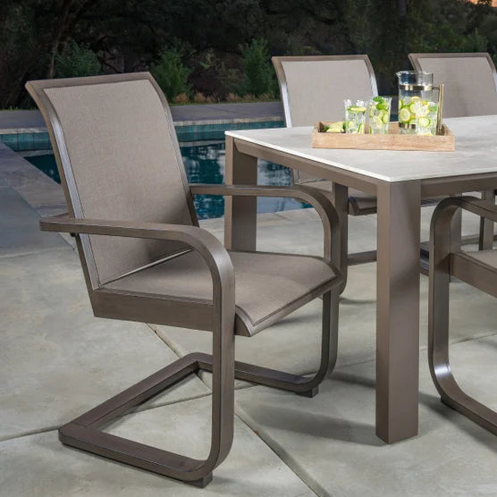 Gibson 7-piece Outdoor Patio Sling Dining Set