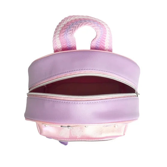 Metallic Butterfly Applique Mini Backpack