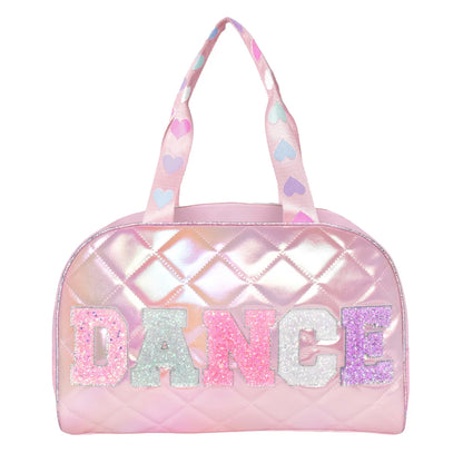 Quilted Metallic ‘Dance’ Duffle Bag