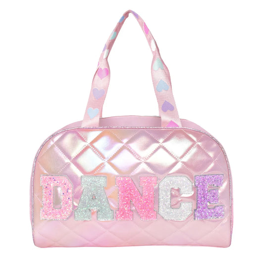 Quilted Metallic ‘Dance’ Duffle Bag