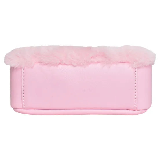 Miss Gwen Unicorn Pink Plush Crossbody Bag