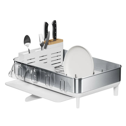Steel Frame Dishrack with Knife Block