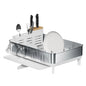 Steel Frame Dishrack with Knife Block