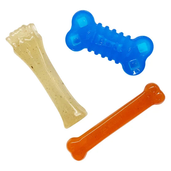 Nylabone Fun and Flexi Dog Toys, 3-count