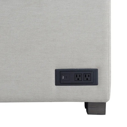 Cameron Convertible Sofa with Reversible Chaise and Storage, Beige