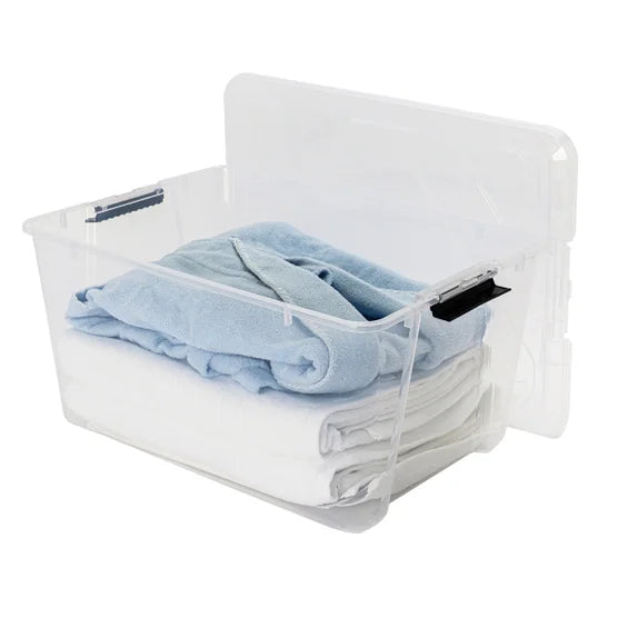 45 Quart Storage Bin with Latching Lid, 4-pack