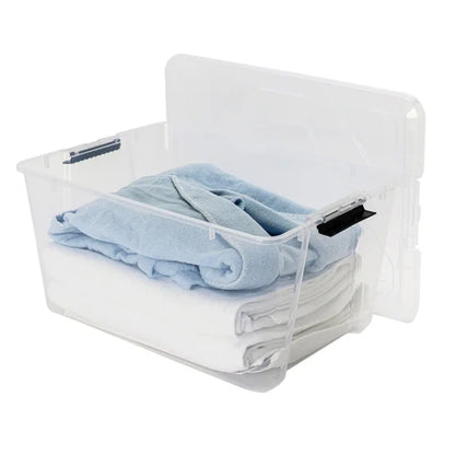 45 Quart Storage Bin with Latching Lid, 4-pack