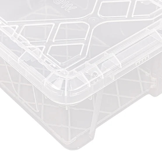 InstaView 13 Quart Clear Plastic Stackable Storage Bins