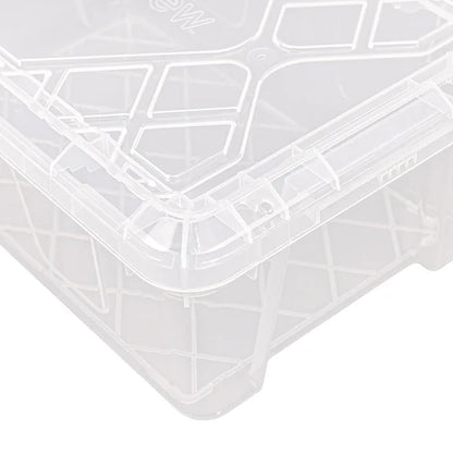 InstaView 13 Quart Clear Plastic Stackable Storage Bins