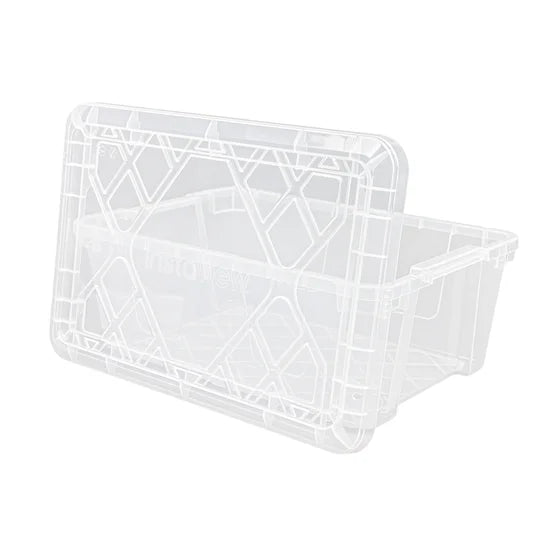 InstaView 13 Quart Clear Plastic Stackable Storage Bins