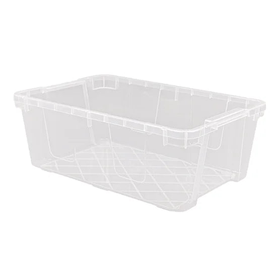 InstaView 13 Quart Clear Plastic Stackable Storage Bins