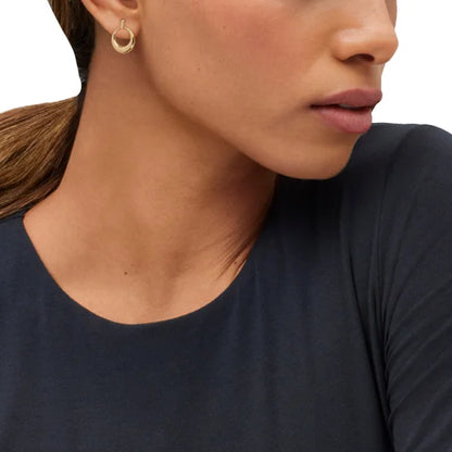14kt Yellow Gold Doorknocker Earrings
