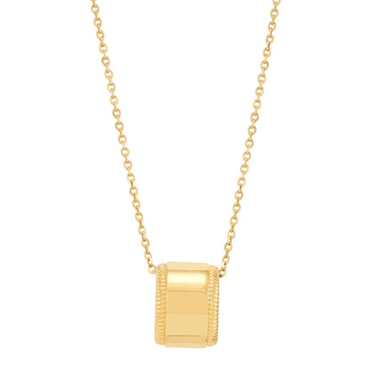 14kt Yellow Gold Wide Ring Pendant
