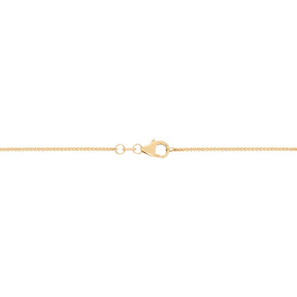14kt Yellow Gold Teardrop Bolo Necklace