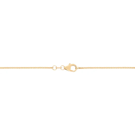 14kt Yellow Gold Teardrop Bolo Necklace