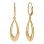 14kt Yellow Gold Graduated Teardrop Earrings