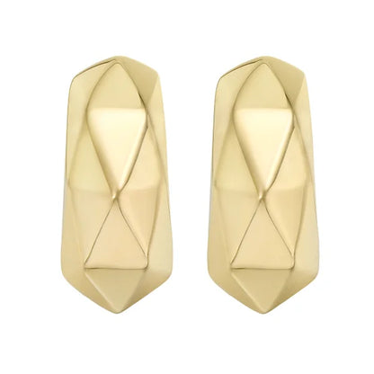 14kt Yellow Gold Huggie Hoop Earrings