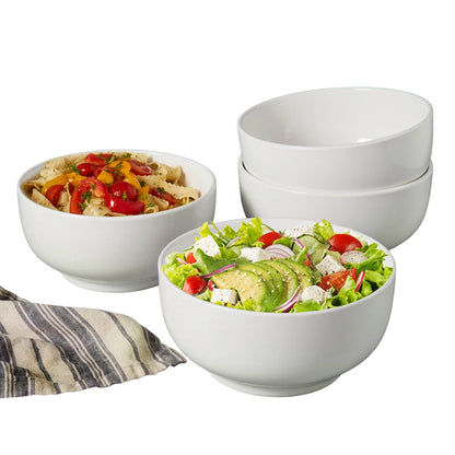 4-piece White All Purpose Bowls