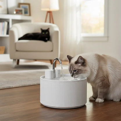 Cordless Ceramic Faucet-Style Pet Water Fountain
